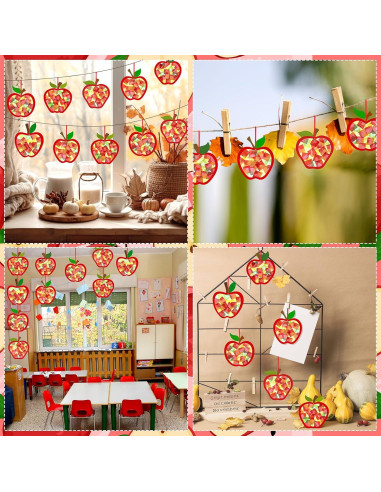 Kit de Manualidades DIY Yaomiao 30 Piezas Atrapa Luz Manzana