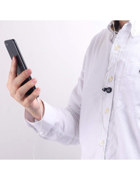 Clips Magnéticos para Cables SUNFICON - Paquete de 5 Blancos