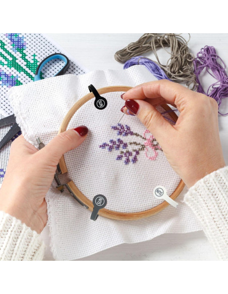 Clips Magnéticos para Cables SUNFICON - Paquete de 5 Blancos