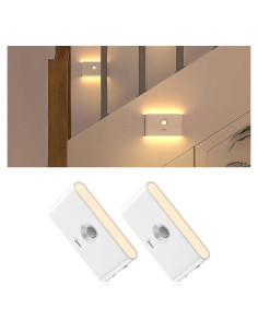 Luces Nocturnas Recargables Midea 2 Paquetes con Sensor