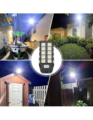 Luces Solares Exteriores CEDIO 6500K con Sensor de Movimiento