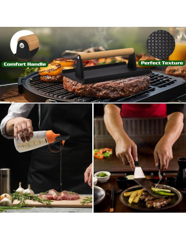 Kit de Accesorios para Plancha Furnhome 120 Pcs con Prensa