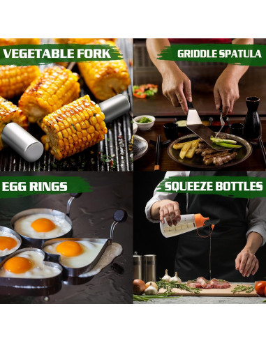 Kit de Accesorios para Plancha Furnhome 120 Pcs con Prensa