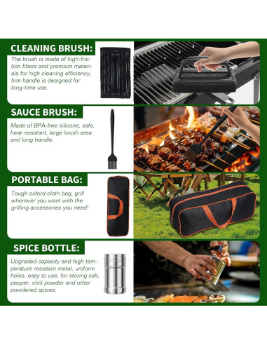 Kit de Accesorios para Plancha Furnhome 120 Pcs con Prensa