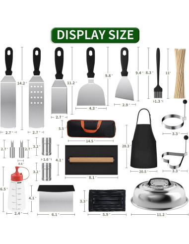 Kit de Accesorios para Plancha Furnhome 120 Pcs con Prensa