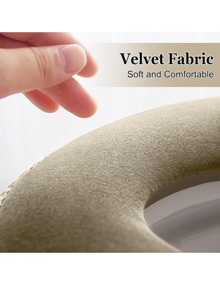 Almohadilla de Asiento de Inodoro Calentada Timecity Marrón 43x37cm