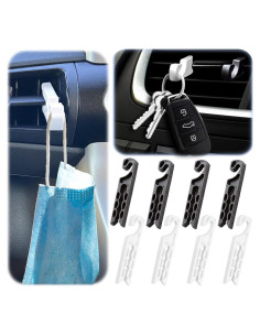 Soporte para Gafas de Sol y Mascarilla Randconcept Negro y Blanco