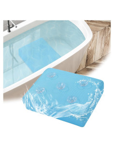 Cojín de Baño MABOZOO Azul 40.64x30.48x10.16 cm con Ventosas