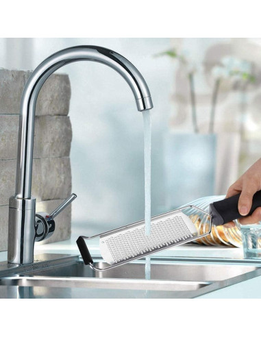 Rallador de Queso y Limón ISZW de Acero Inoxidable Negro