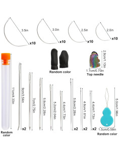 Kit de Agujas de Coser a Mano Tikjiua 52 Piezas para Tapicería 2