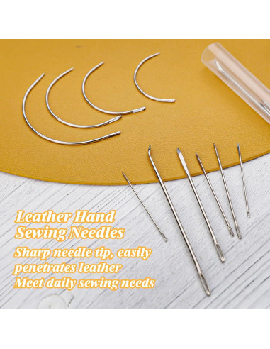 Kit de Agujas de Coser a Mano Tikjiua 52 Piezas para Tapicería