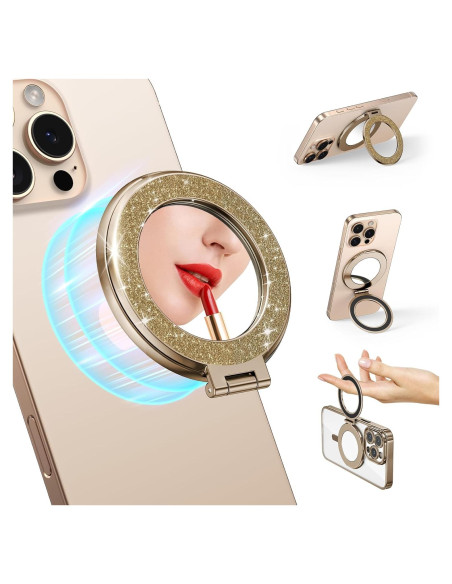 Soporte Magnético para Teléfono Meifigno con Espejo Integrado