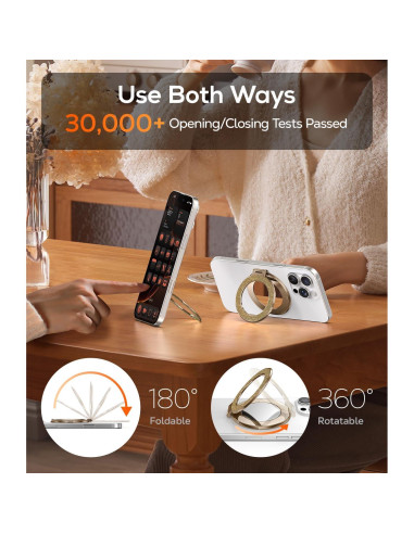 Soporte Magnético para Teléfono Meifigno con Espejo Integrado