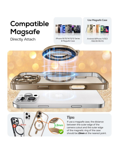 Soporte Magnético para Teléfono Meifigno con Espejo Integrado