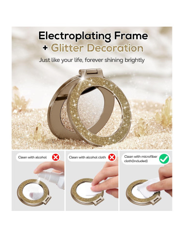 Soporte Magnético para Teléfono Meifigno con Espejo Integrado