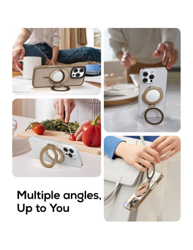 Soporte Magnético para Teléfono Meifigno con Espejo Integrado