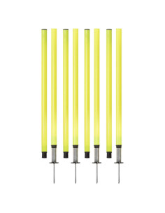 Conjunto de postes de agilidad Champion Sports APSET amarillo