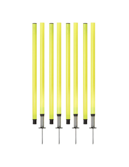 Conjunto de postes de agilidad Champion Sports APSET amarillo