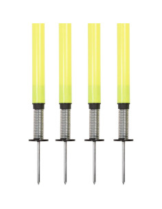 Conjunto de postes de agilidad Champion Sports APSET amarillo 2