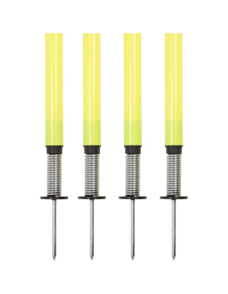 Conjunto de postes de agilidad Champion Sports APSET amarillo