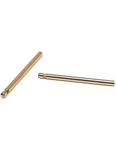 Poste de Muesca 0.8x11mm Baño de Oro Rashbel - 20 Piezas 2