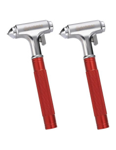 Cortador de Cinturón y Martillo Rompevidrios SINSEN Rojo