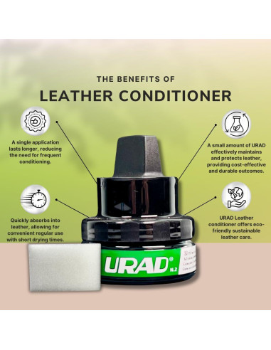 Acondicionador de Cuero URAD 50ml Negro - Cuidado y Restauración