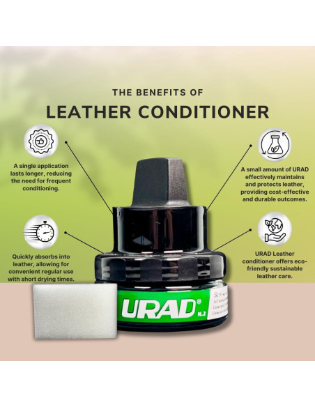 Acondicionador de Cuero URAD 50ml Negro - Cuidado y Restauración Acondicionador de Cuero URAD 50ml Negro - Cuidado y Restauración