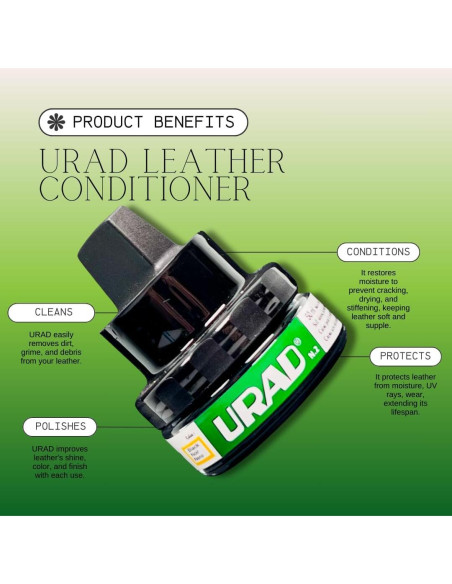 Acondicionador de Cuero URAD 50ml Negro - Cuidado y Restauración Acondicionador de Cuero URAD 50ml Negro - Cuidado y Restauración