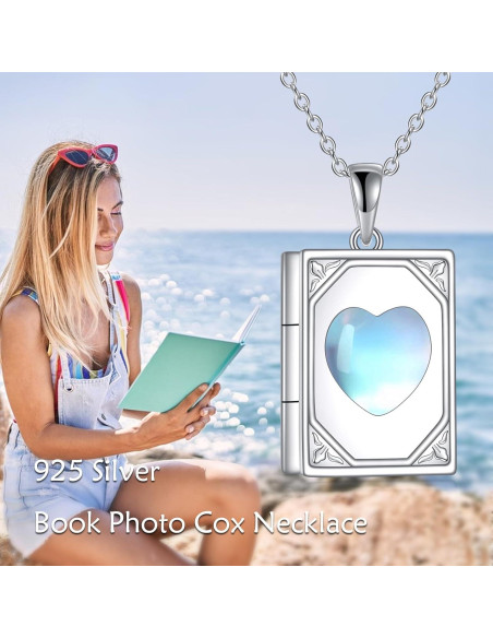 Collar Locket de Plata Esterlina con Foto - NIFUNAO