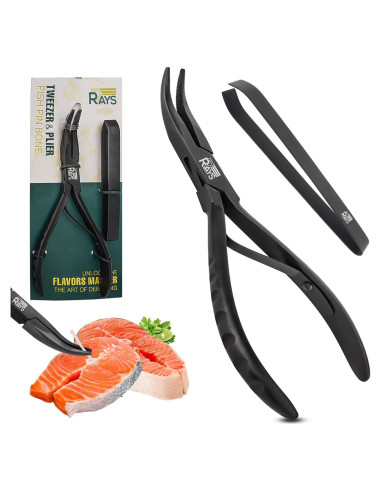 Pinzas de Huesos de Pescado RRAYS - Acero Inoxidable, Ergonomicas