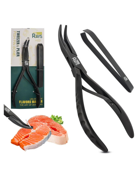 Pinzas de Huesos de Pescado RRAYS - Acero Inoxidable, Ergonomicas