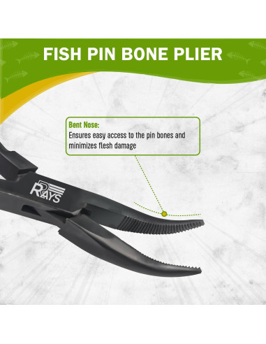 Pinzas de Huesos de Pescado RRAYS - Acero Inoxidable, Ergonomicas