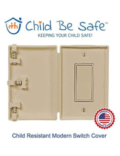 Cubierta de Seguridad Eléctrica Child Be Safe para Interruptores Modernos 2