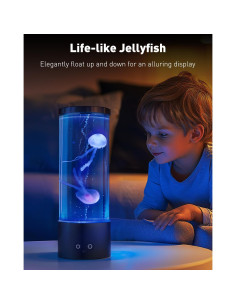 Lámpara de Medusa Pawfly 33cm USB-C 4 Modos 17 Colores 2
