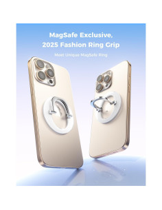 Agarre Magnético para Teléfono MagSafe SUPERONE 2025 Blanco 2