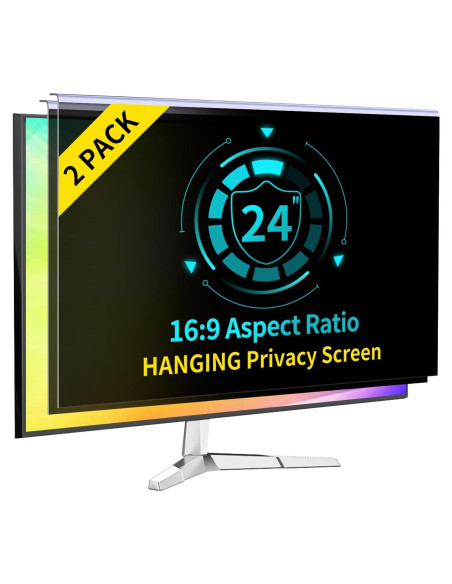 Pantalla de Privacidad DEJIMAX 24" Colgante Anti-Luz Azul Pantalla de Privacidad DEJIMAX 24" Colgante Anti-Luz Azul
