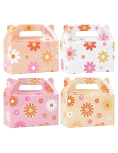 12 Cajas de Regalo Margarita Boho ZOIIWA 15.3x8.9x7.5 cm