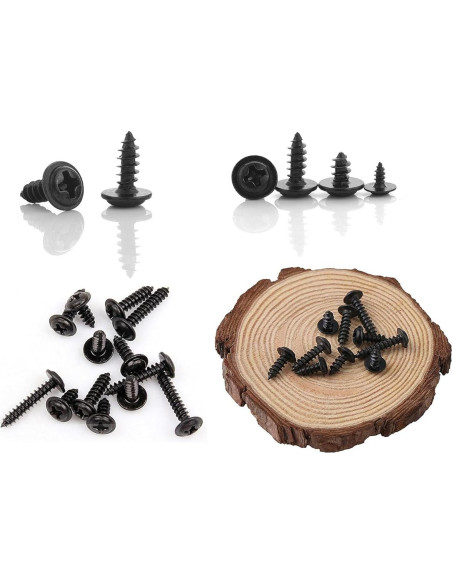 Kit de Tornillos Autoperforantes LBY 900pcs M2.3 M2.6 M3 Negro