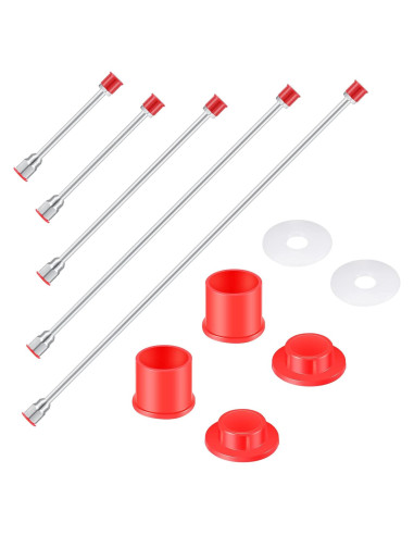 5 Extensiones para Pulverizador Lanties 100-20 cm Rojo