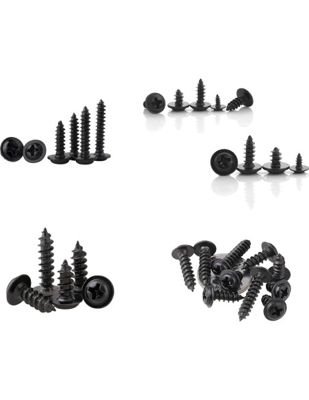 Kit de Tornillos Autoperforantes LBY 900pcs M2.3 M2.6 M3 Negro