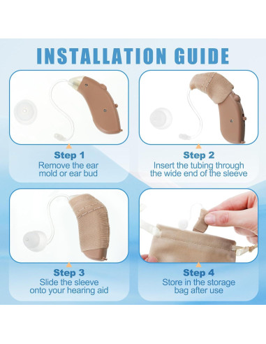 Protección para Audífonos Nuanchu - 2 Paquetes Caqui