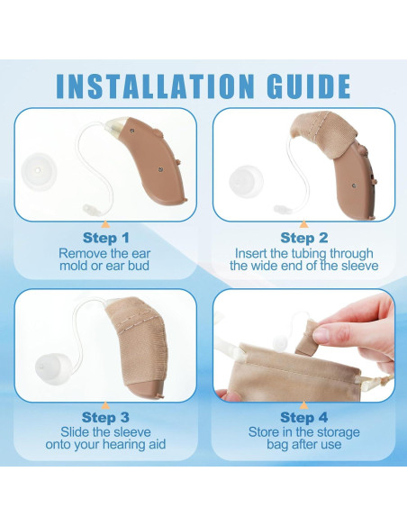 Protección para Audífonos Nuanchu - 2 Paquetes Caqui