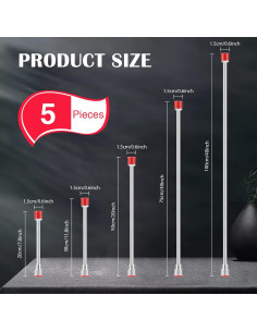 5 Extensiones para Pulverizador Lanties 100-20 cm Rojo 2