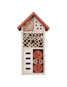 Casa de Insectos de Madera Lulu Home 26.4x8.6x13.7cm