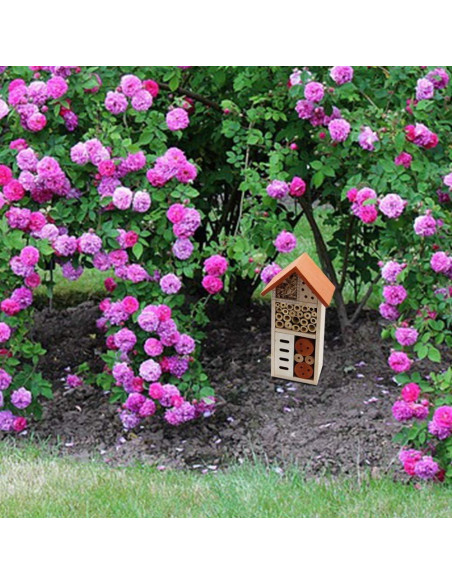 Casa de Insectos de Madera Lulu Home 26.4x8.6x13.7cm
