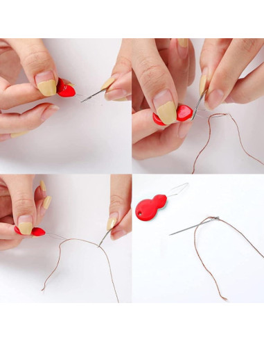 Juego de Agujas de Coser 40PCS Huixinglin Acero Inoxidable