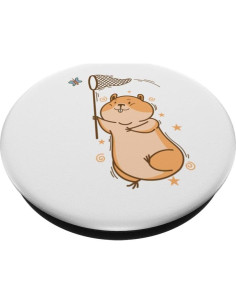 PopSockets PopGrip Estándar Hámster Atrapando Mariposa 2
