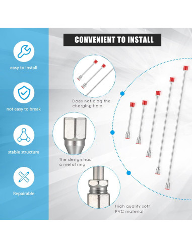 5 Extensiones para Pulverizador Lanties 100-20 cm Rojo