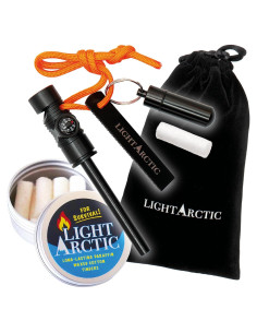 Kit de Encendedor de Fuego LightArctic 7-en-1 con Brújula